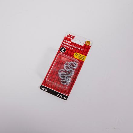 ACE S후크 7/8인치(아연) S HOOKS 7/8IN (22.2MM)